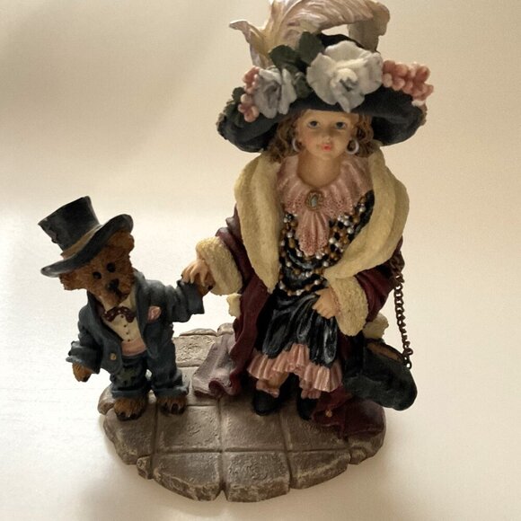 VINTAGE THE DOLLSTONE COLLECTION FIGURINE 1998  AMY & EDMUND 5.5" - Picture 6 of 11